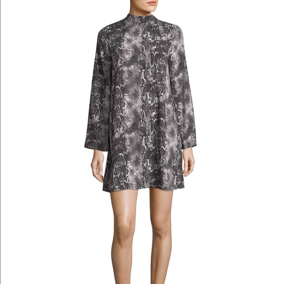 Laundry Shelli Segal Snake Print Mock Long sleeve - Picture 1 of 6